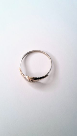 Anillo Vintage Talla 19 Plata Ley , oro y piedras