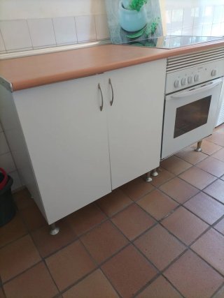Vitrocerámica + Horno + Mueble Cocina + encimera
