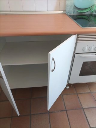 Vitrocerámica + Horno + Mueble Cocina + encimera