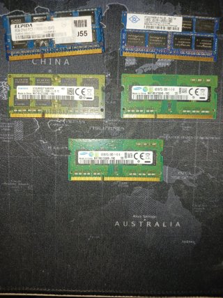 Lote 5 memorie RAM DDR
