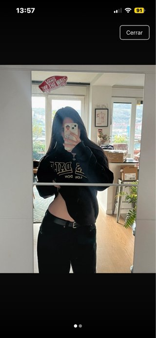 Sudadera Lonsdale Negra Letras Doradas