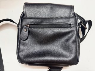 Borsa a tracolla Jaguar nera da uomo