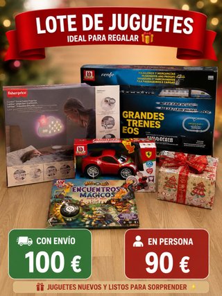 Lote Juguetes Renfe, Fisher-Price, Ferrari