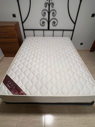 Base Cama Metal y Madera