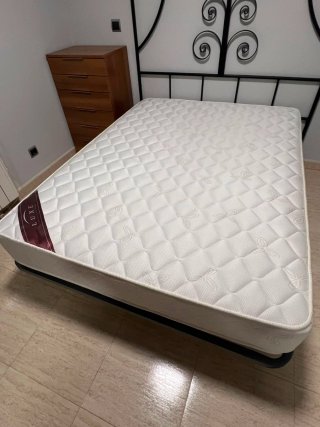 Base Cama Metal y Madera