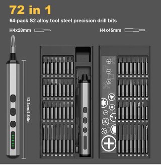 Ainiv Destornillador Eléctrico 72 en 1
