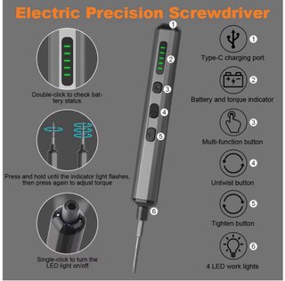 Ainiv Destornillador Eléctrico 72 en 1