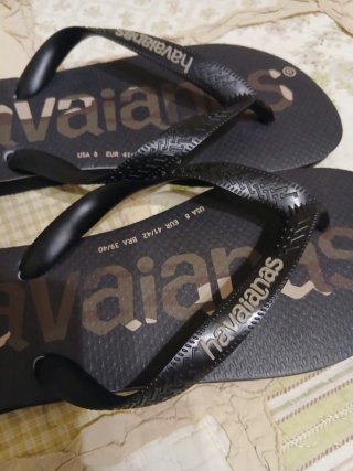 Havaianas infradito nere e marroni taglia 41/42