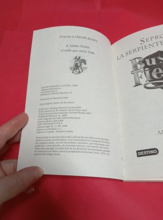Libro: Sepron, la Serpiente marina. Buscafieras 2