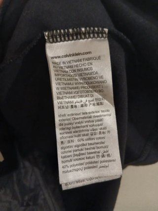 T-shirt Uomo Calvin Klein Nera Taglia M