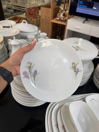 Vajilla Bidasoa Porcelana Flores