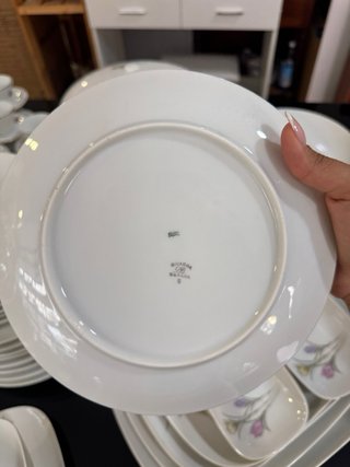 Vajilla Bidasoa Porcelana Flores
