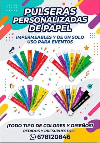 Pulseras Personalizadas para Eventos