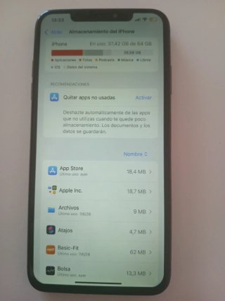 iPhone Apple Negro
