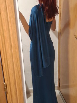 PREXIO NEGOCIABLE Vestido de graduación azul