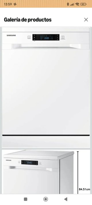 Lavavajillas Samsung DW60M6040FW