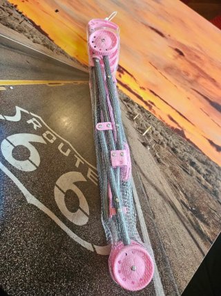 Cochecito de juguete para bebé rosa