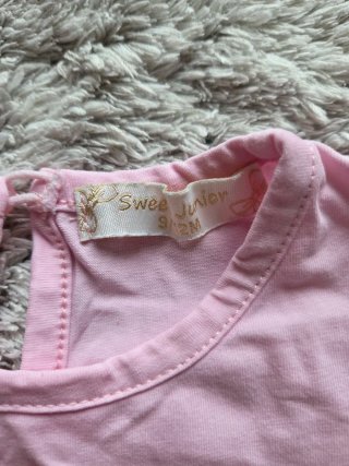 Completo bimba rosa orsetti e ombrelli