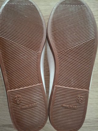 Zapatillas lona blancas talla 32