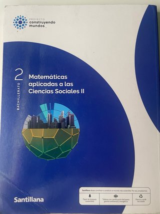 Matemáticas aplicadas a las Ciencias Sociales I...