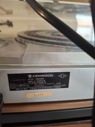 Giradischi Kenwood modello KD-1600 Automatic Argento