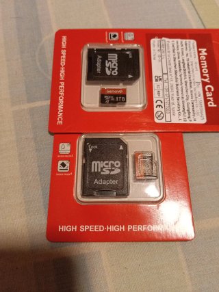 Tarjeta MicroSD Lenovo 1TB + Adaptador