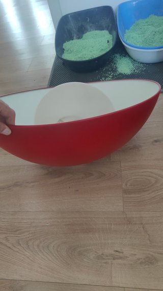 Lámpara de techo roja Ikea