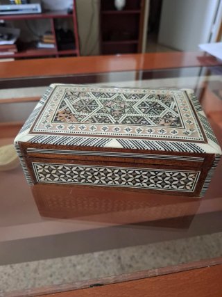 Caja joyero taracea egipcia