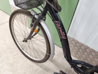 Bicicleta de paseo Fairway negra