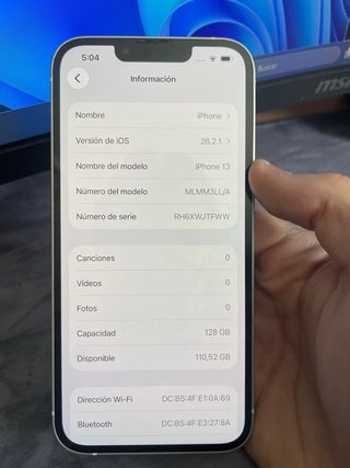 iPhone 13 Blanco 128GB