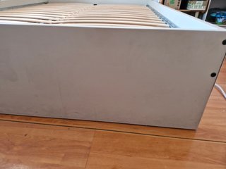 Estructura Cama IKEA Beige/Marrón con somier