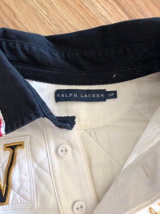 Polo Ralph Lauren Blanco Manga Larga