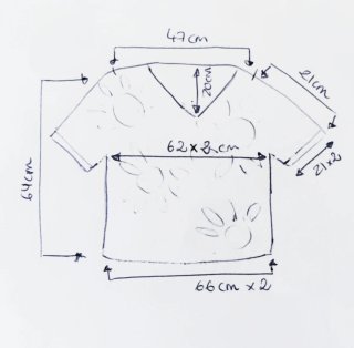 Camiseta manga corta con girasoles