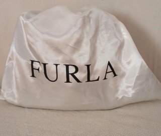 Borsa vintage Furla verde oliva