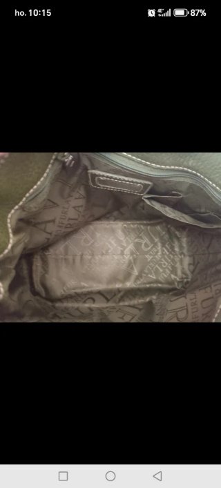 Borsa vintage Furla verde oliva