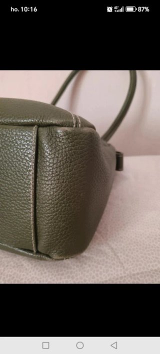 Borsa vintage Furla verde oliva