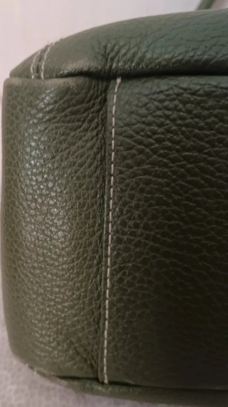 Borsa vintage Furla verde oliva