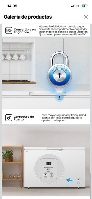 Arcón Congelador NUEVO!!!!! Hisense FT484D4AWLYD