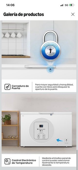 Arcón Congelador NUEVO!!!!! Hisense FT484D4AWLYD
