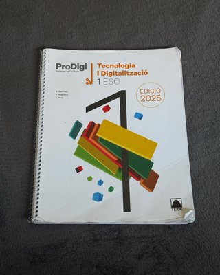 Libro Tecnologia i Digitalització 1 ESO ProDigi