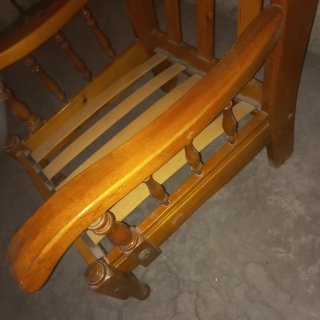 Estructura sillón madera maciza