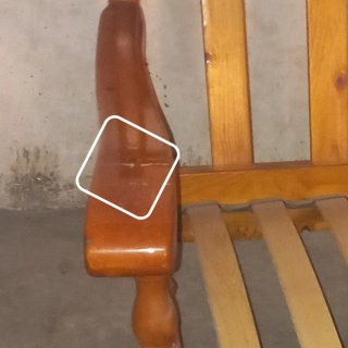 Estructura sillón madera maciza