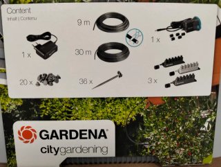 Riego automático GARDENA 36 macetas kit completo