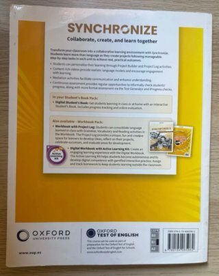 Libro texto de inglés Synchronize 3 Students Book