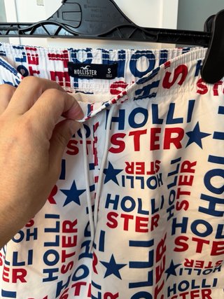 Bañador Hollister Blanco Estampado