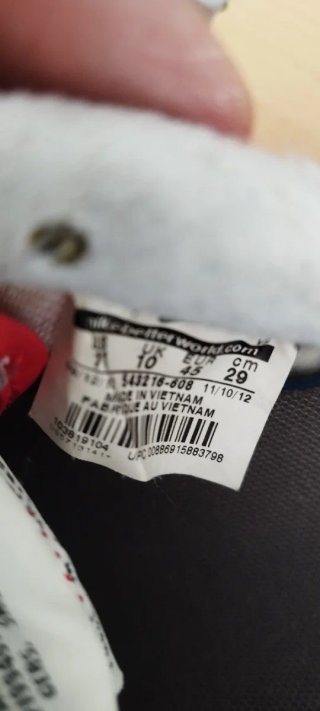 Zapatillas Nike Air Rojas y Blancas