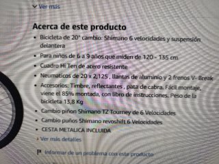 Bicicleta niña blanca y rosa