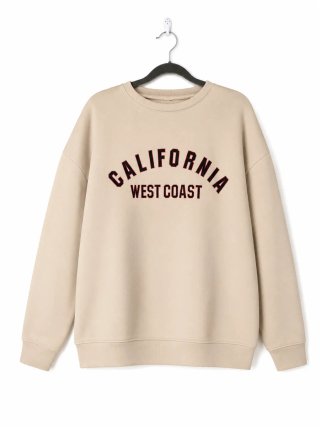 Sudadera California West Coast Beige