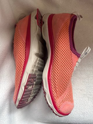 Deportivas Salomon sin cordones naranja/rosa