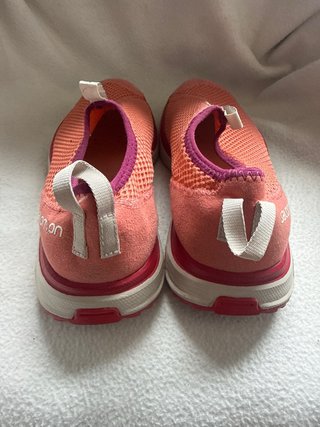 Deportivas Salomon sin cordones naranja/rosa